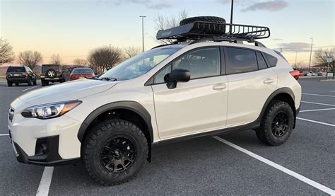 Subaru Crosstrek Lifted Stock Wheels - Rally Armor Urethane Mud Flaps ...