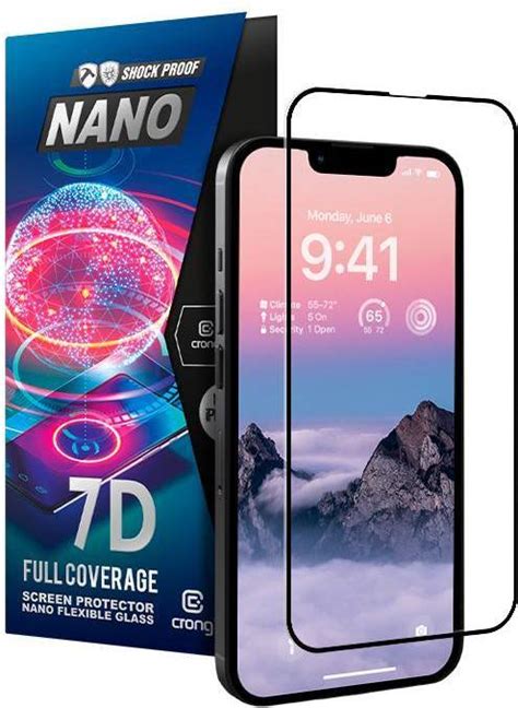 Crong 7D Nano Flexible Glass Screen Protector For IPhone 14 Pro Pris