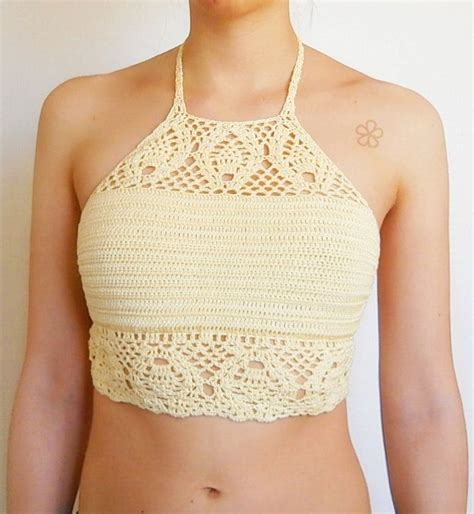 Boho Crochet Top Pattern Lace Festival Top The Tropical Etsy