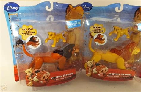 Lion King Walmart Exclusive Action Figures Set Of 3 Simba Scar Timon