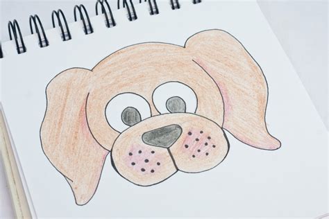 Easy Cartoon Dog Drawing at GetDrawings | Free download