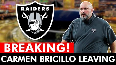 Carmen Bricillo Leaving Raiders Rumors On Belichick Mike Vrabel