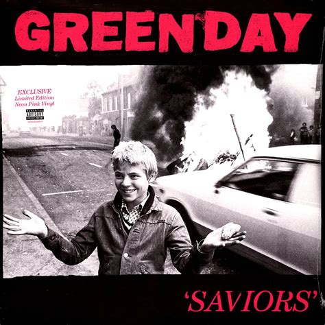 Green Day Saviors Neon Pink Vinyl Edition Vinyl Lp 2024