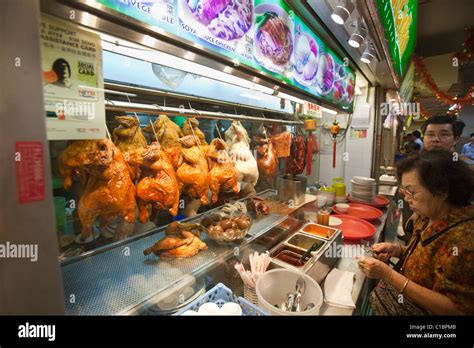 Hawker Stall Traditional Food Stall At The People S Park Complex