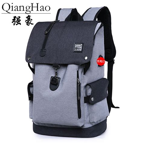 Bolsa De Viagem Masculina Qianghao Mochila De Ombro De Lona Grande