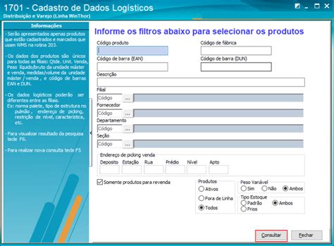 Wint Como Cadastrar Vincular Um Endere O De Picking Ao Produto Na