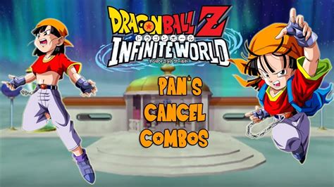 DBZ Infinite World PS2 Pan S Cancel Combos YouTube