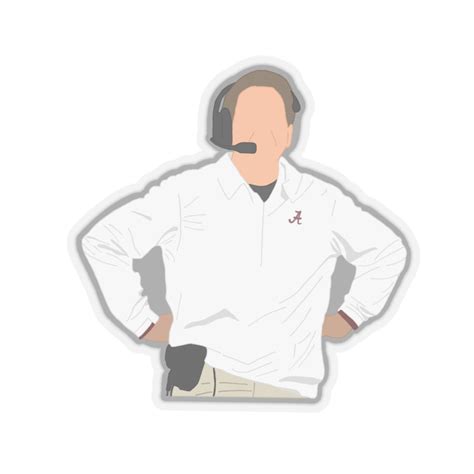 Nick Saban Sticker, Nick Saban - Etsy