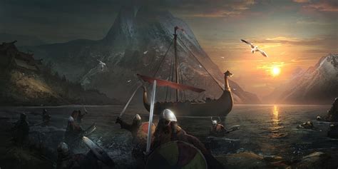 Fantasy Art Warrior Artwork Vikings P Wallpaper Hdwallpaper