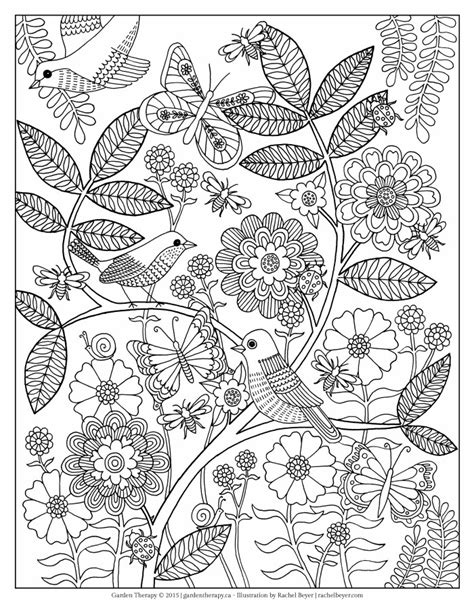 Life’s a Garden Adult Coloring Page