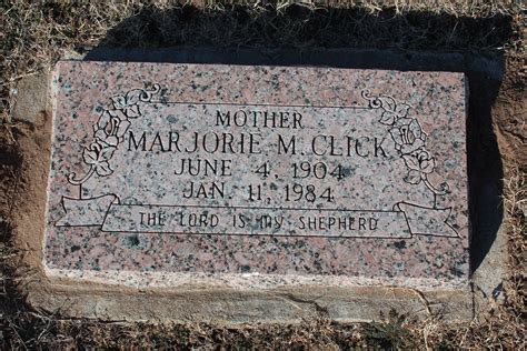 Marjorie Marie Bond Click M Morial Find A Grave