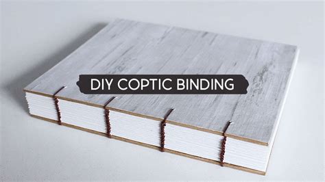 Diy Coptic Stitch Notebook Youtube