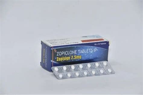 Zopiclone 7 5mg Tablet Zop 7 5mg Tablet For Hospital At Rs 370 Stripe In Chennai