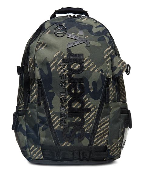 Superdry Camo Logo Tarp Backpack Mens Bags