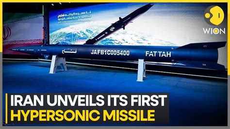 Iran Unveils New Hypersonic Weapon Fattah 2 Wion Youtube