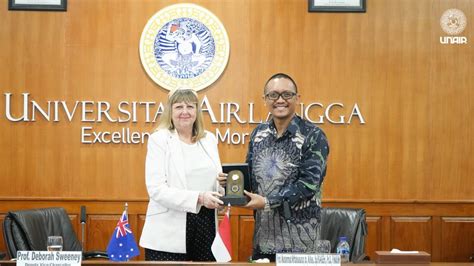 Western Sydney University Kunjungi Unair Bahas Peluang Kerja Sama