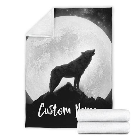 Wolf Wolves Throw Blanket Arctic Wolves Fleece Blanket Etsy