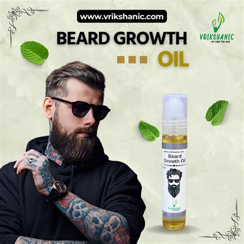 Beard Growth Oil For Male Vrikshanic