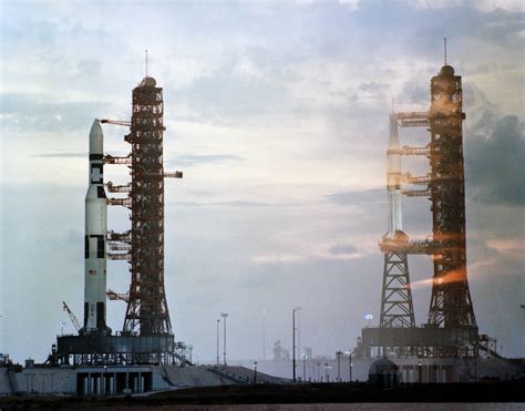 Why was this Saturn rocket elevated for launch? - Space Exploration ...