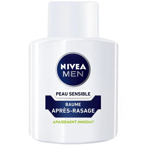 Pack de 3 Baume après rasage homme NIVEA MEN 0 alcool Camomille Peau