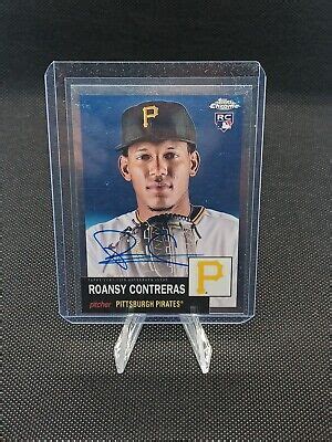 2022 Topps Chrome Platinum Roansy Contreras Rookie Auto Pittsburgh