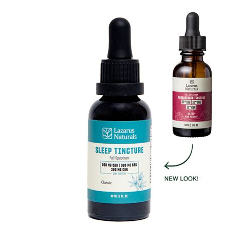 Cbd Cbg And Cbn Tincture For Restful Sleep Lazarus Naturals