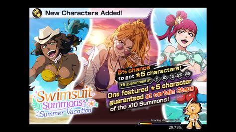 Swimsuit Summons Summer Vacation Let S Go Rangiku Bleach Brave Souls