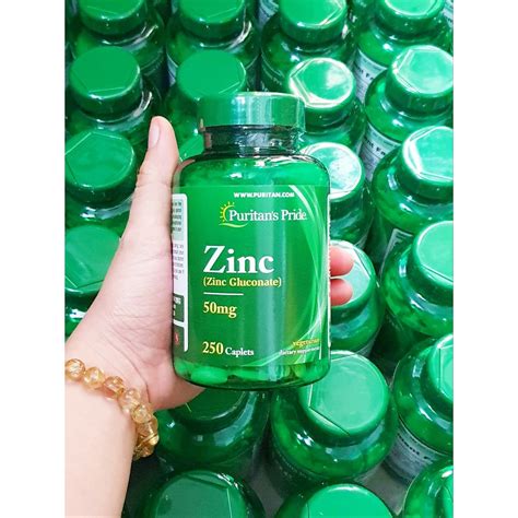 date 10 25 Viên Uống Bổ Sung Kẽm Zinc 50mg Puritan s Pride Zinc