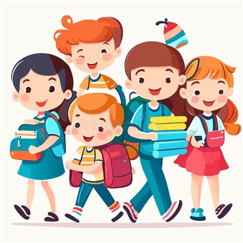 School Kids Community Clip Art Stock Illustrations – 139 School Kids ...