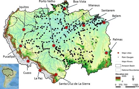 Map Of Amazon Basin