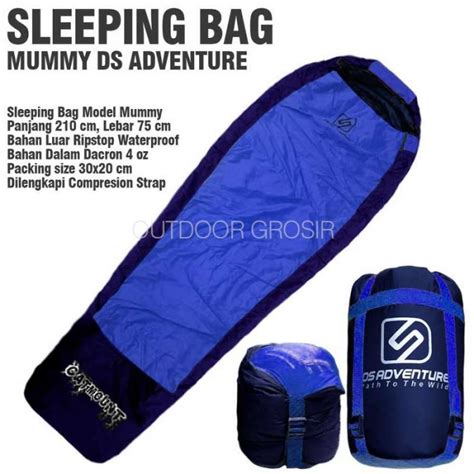 Jual Sleeping Bag Ds Adventure Catmount Dacron Tebal 4 Oz Mummy Hangat