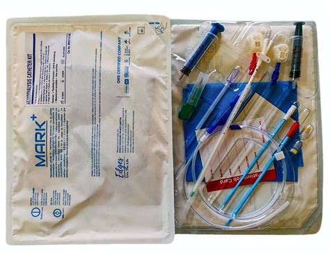 Polyurethane Hemodialysis Catheter Kit Double Lumen Fr Cm