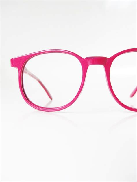 Vintage Pink Eyeglasses 1960s Round Designer Eyeglass Frames Etsy Pink Eyeglasses Designer