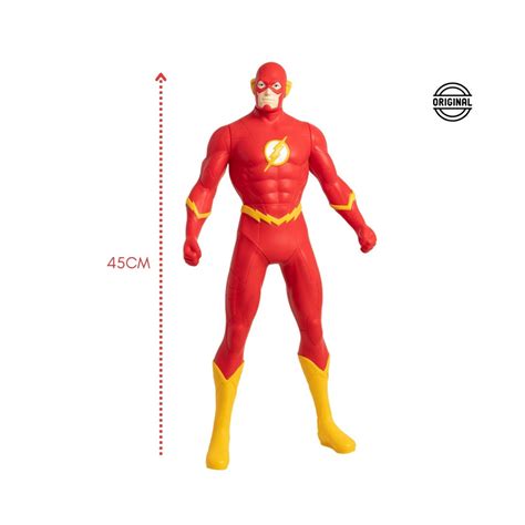 Boneco Flash Gigante Cm Articulado Vinil Dc Premium Mimo Liga Da