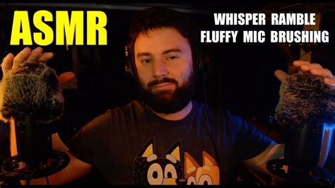 Asmr Whisper Ramble And Fluffy Mic Brushing True Binaural Good Left