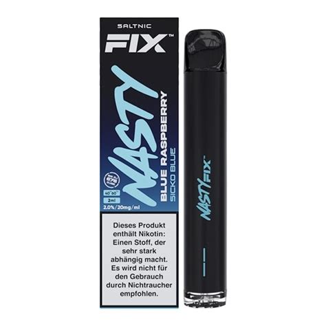 Nasty Fix Vape Kaufen Einweg E Zigarette 20mg Dampflager