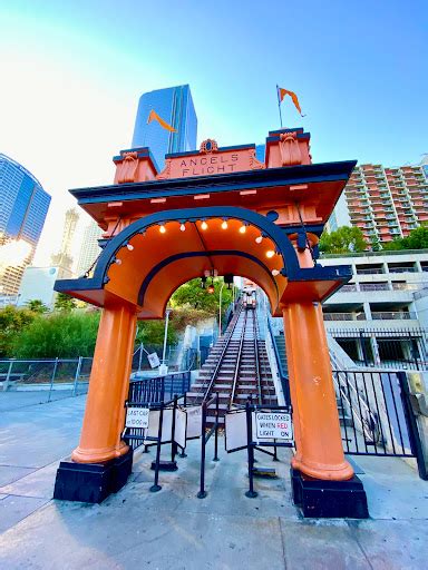 Angels Flight Railway Atracción Turística En Los Angeles California