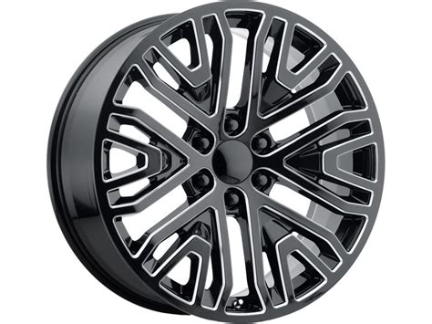 Oe Creations Milled Gloss Black Pr Wheel M Realtruck