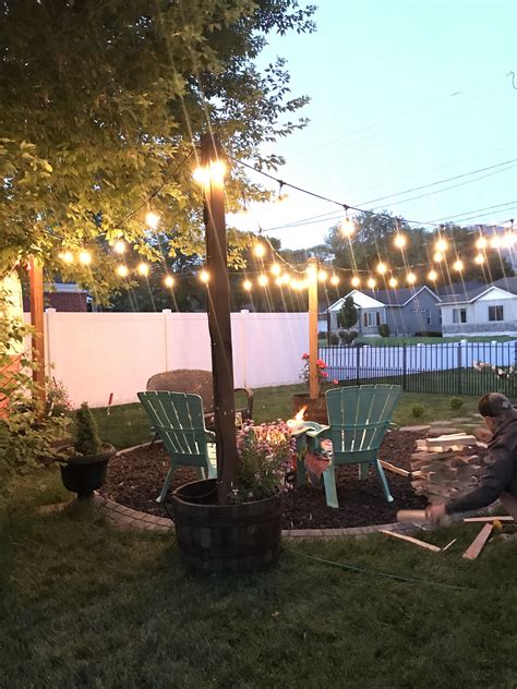 Planter Posts For String Lights