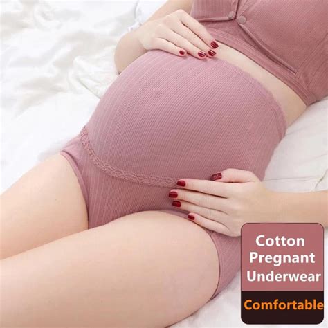 Ready Stockpregnancy Panties Cotton High Waist Belly Support