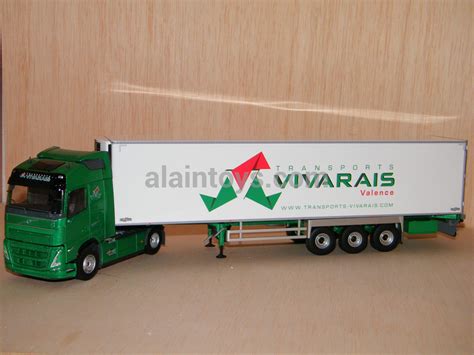 VOLVO FH 500cv 2020 REMORQUE CHEREAU TRANSPORTS DU VIVARAIS ELIGOR Réf