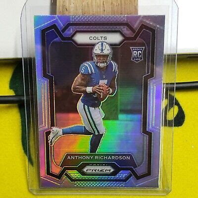 2023 PANINI PRIZM 343 ANTHONY RICHARDSON ROOKIE SILVER PRIZM COLTS RC