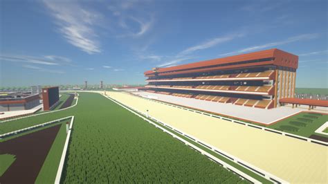 マイクラ競馬場西ブロック：ベッドロック競馬場 Mikenecompassみけねこんぱすのまったりマイクラブログ