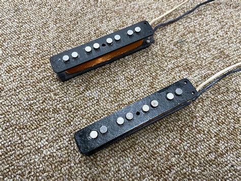 2000s Fender Custom Shop 60s Jazz Bass Pickup Set Reverb