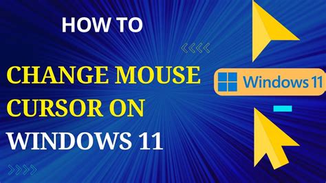 How To Change Cursor On Windows Change Mouse Cursor Change