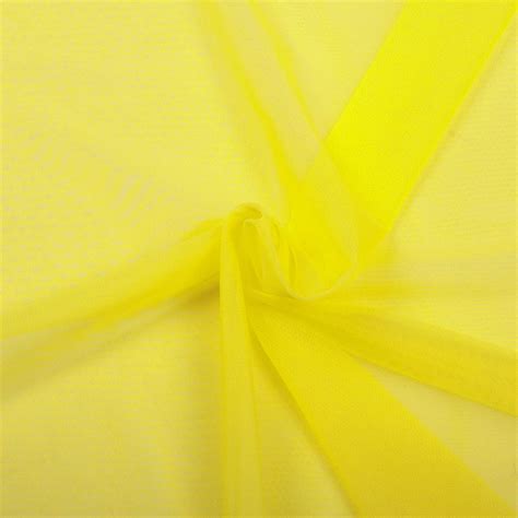 Mesh Fabric Stretch Yellow The Fabric Baron