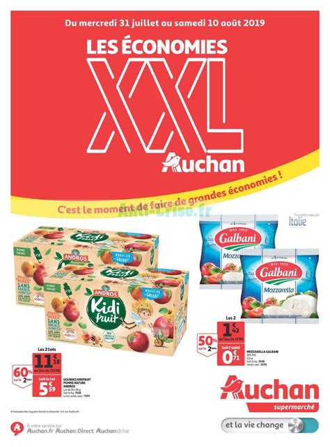 Anti Crise Fr Catalogue Auchan Supermarch Du Juillet Au Ao T