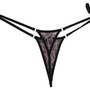 Sheer Wicked Temptation Tie Sides Bikini Bottom Micro Gigi