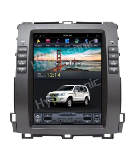 Toyota Prado Tesla Screen Hypersonic Android System Motovil