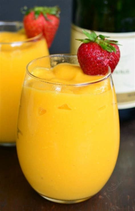 3 Ingredient Mango Champagne Slushies Champagne Slushies With Only 3